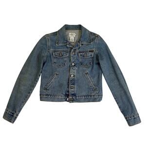 Calvin Klein women's Classic Blue Vintage Jean Jacket Size Small